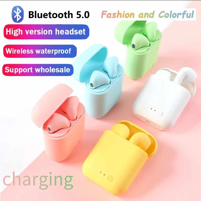 Tai nghe ko dây kết nối Bluetooth 5.0 Mini 2 Tws chống thấm nước nhiều màu sắc cho táo Huawei Oppo Xiaomi