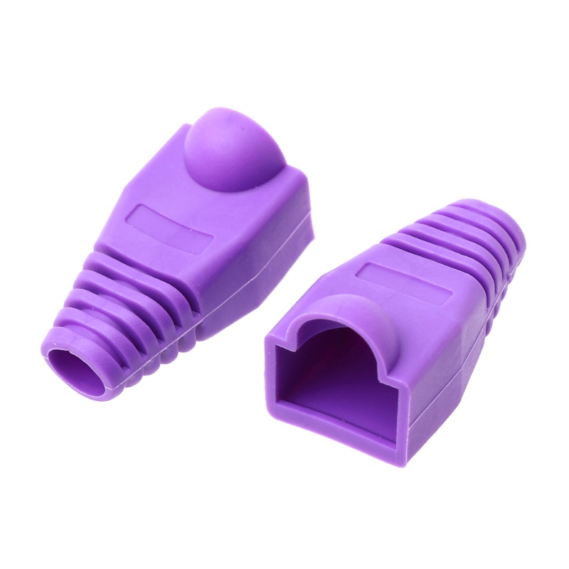 Set 10 / 25 Nắp Đậy Bảo Vệ Đầu Nối Dây Cáp Mạng RJ45 Cat6 Cat5E