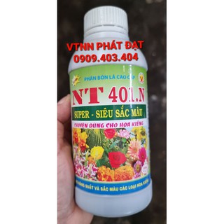 Phân Bón Lá Cao Cấp NT 401.N Siêu Sắc Màu Chai 500ml