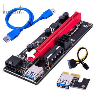 Card chuyển đổi Ver009S Pci-E Ver-E Riser Pcie 1x sang 16x Usb 3.0 60cm