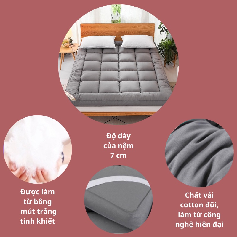 TOPPER NỆM làm mềm đệm bông tấm christopher guy chính hãng TOPAZ mang lại cho bạn giấc ngủ êm ái và tiện nghi cao cấp