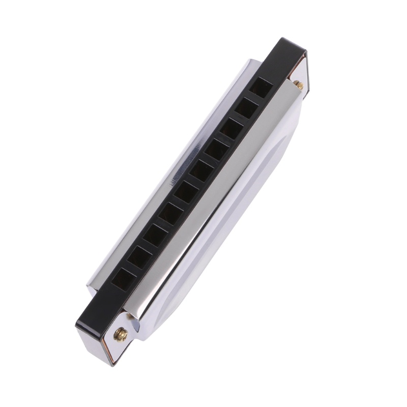 Kèn Harmonica 10 Lỗ Bằng Thép Không Gỉ Chuyên Dụng