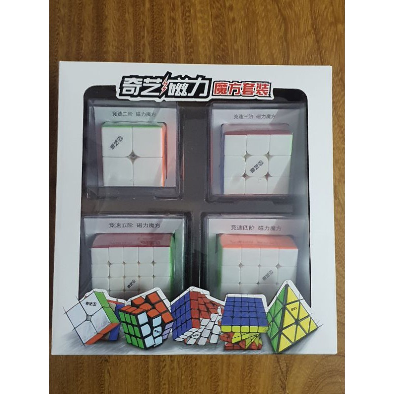Rubik Qiyi Compo M 4 khối 2x2, 3x3, 4x4, 5x5 stkkess