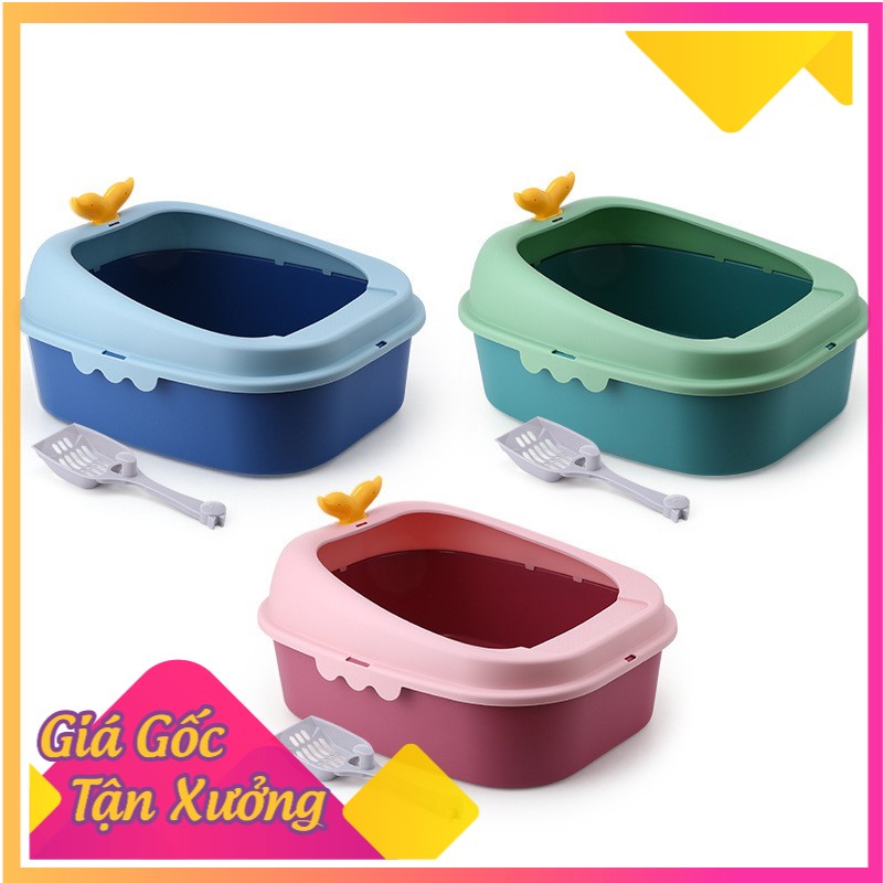 Chậu Khay Vệ Sinh Đựng Cát Cho Mèo Tặng Kèm Xẻng – Mã CKVS21