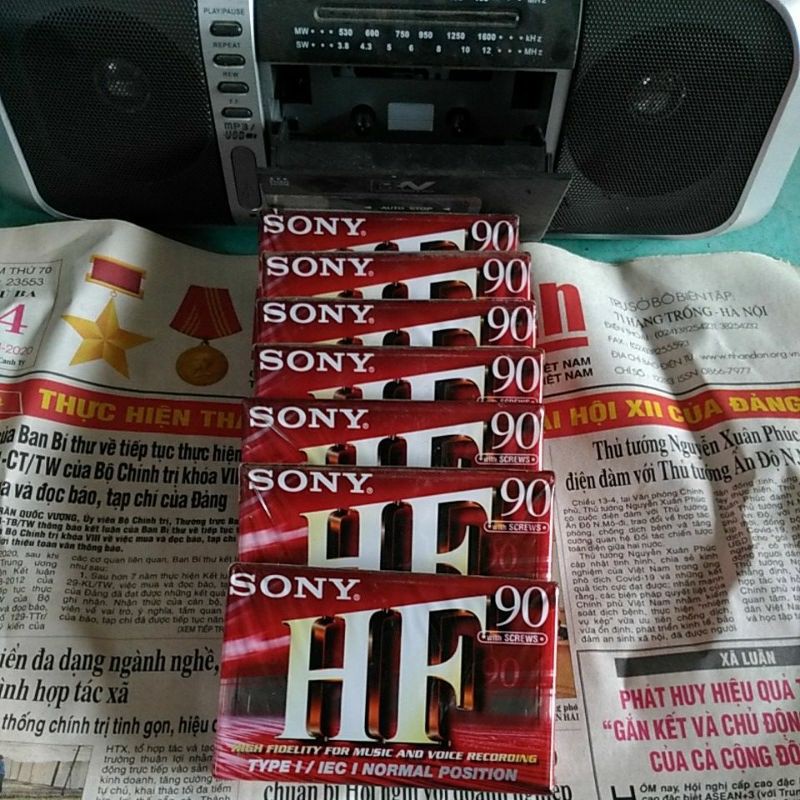 Băng cassette sony