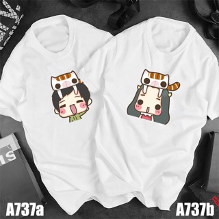 Áo đôi ngộ nghĩnh thun cotton loại 1 đủ màu đủ size