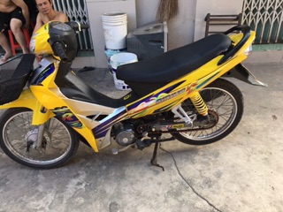 Tem sirius 110 R xanh crom