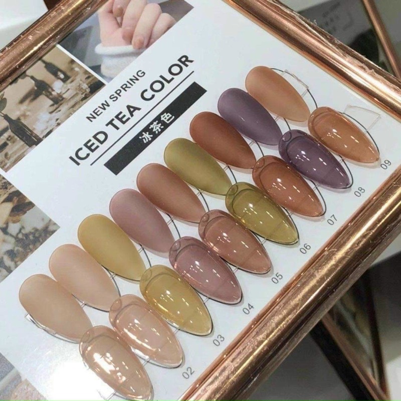 Set sơn gel thạch 24 màu very good nail Hàn Quốc- tặng bảng màu- chai 15ml