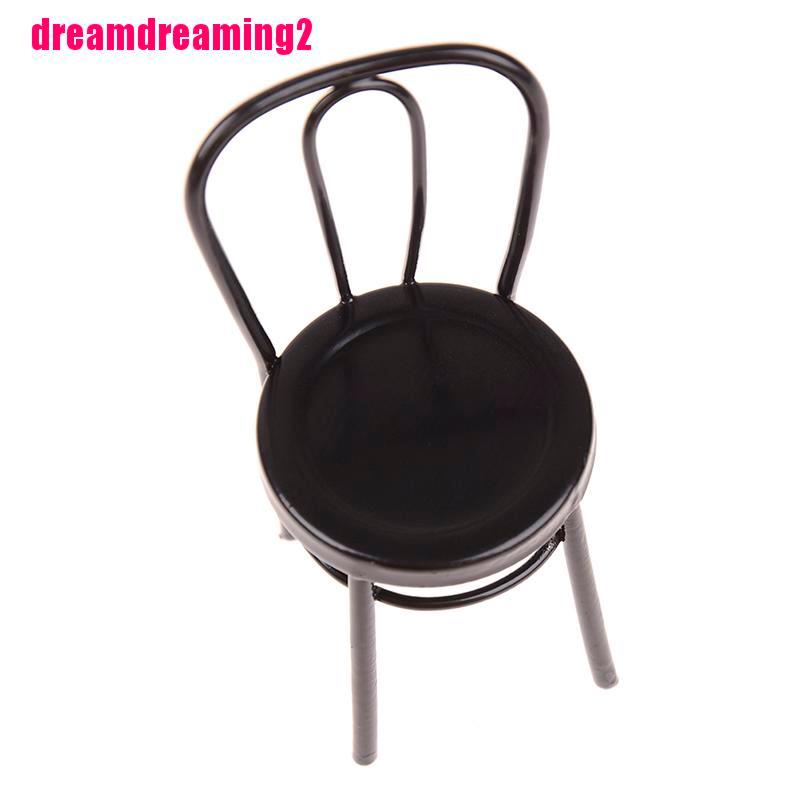 Mô Hình Ghế Sắt Trang Trí Nhà Búp Bê Tỉ Lệ 1 / 6