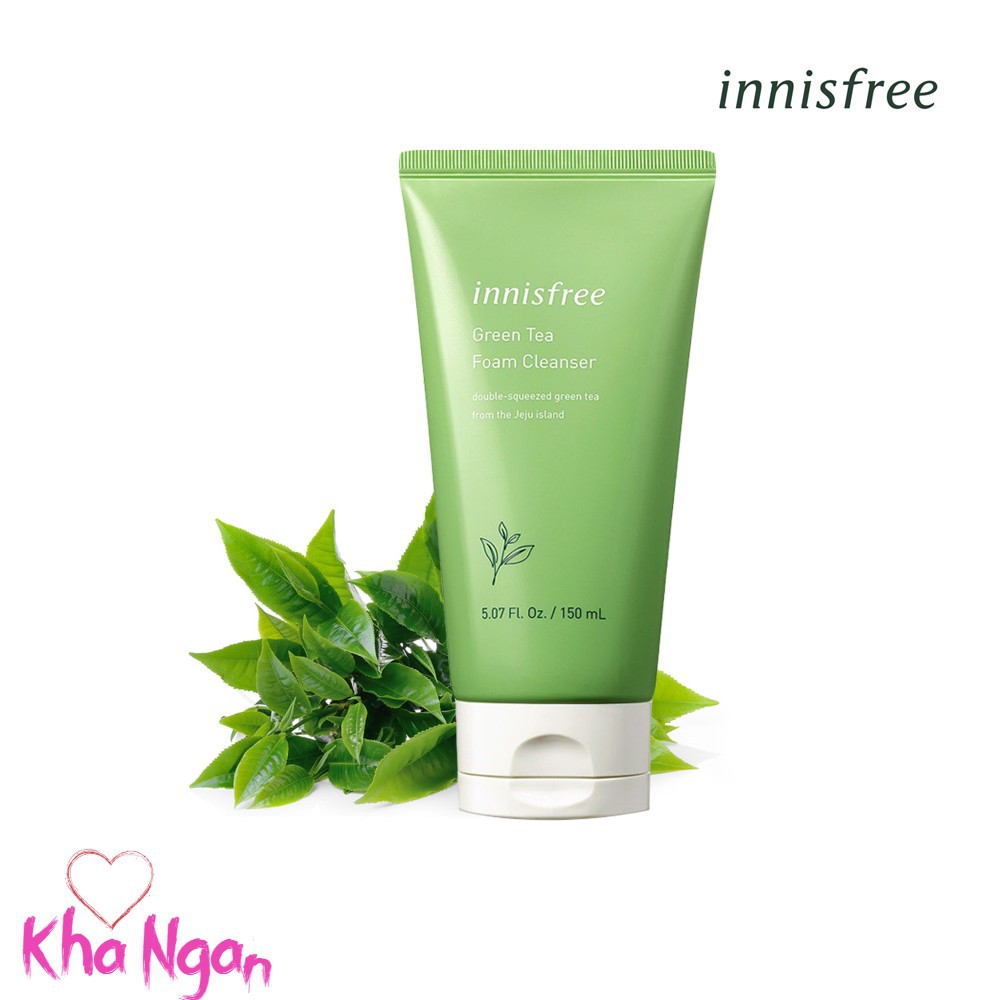 Sữa rửa mặt chiết xuất trà xanh Innisfree
