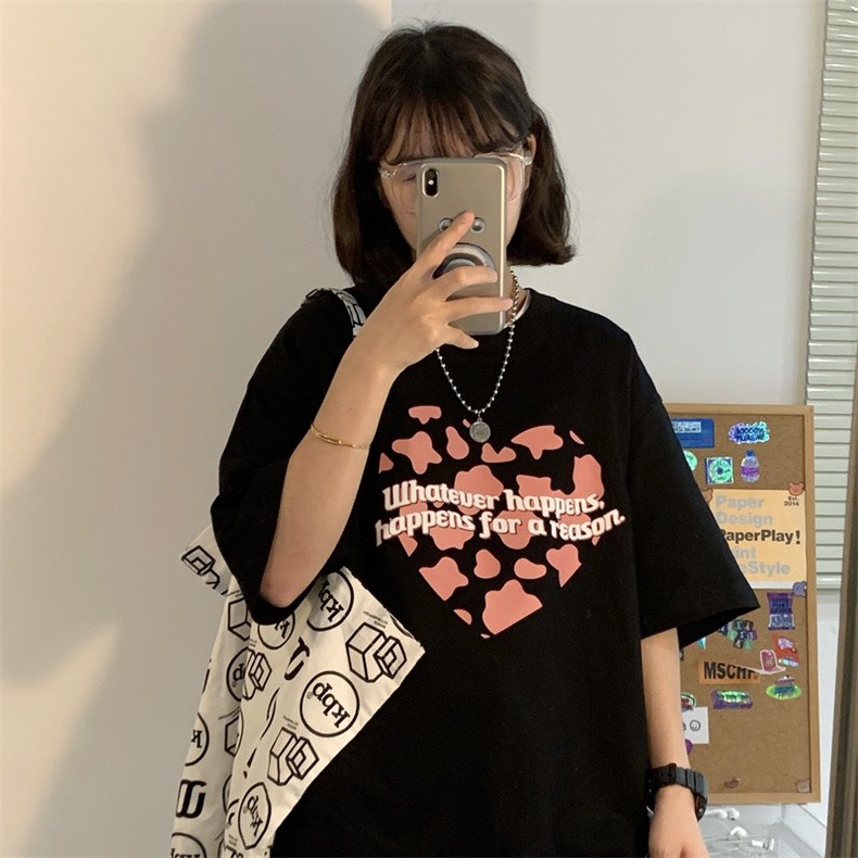 Áo thun tay lỡ form rộng Whatever NEKOSG, áo phông form rộng Unisex ATL323