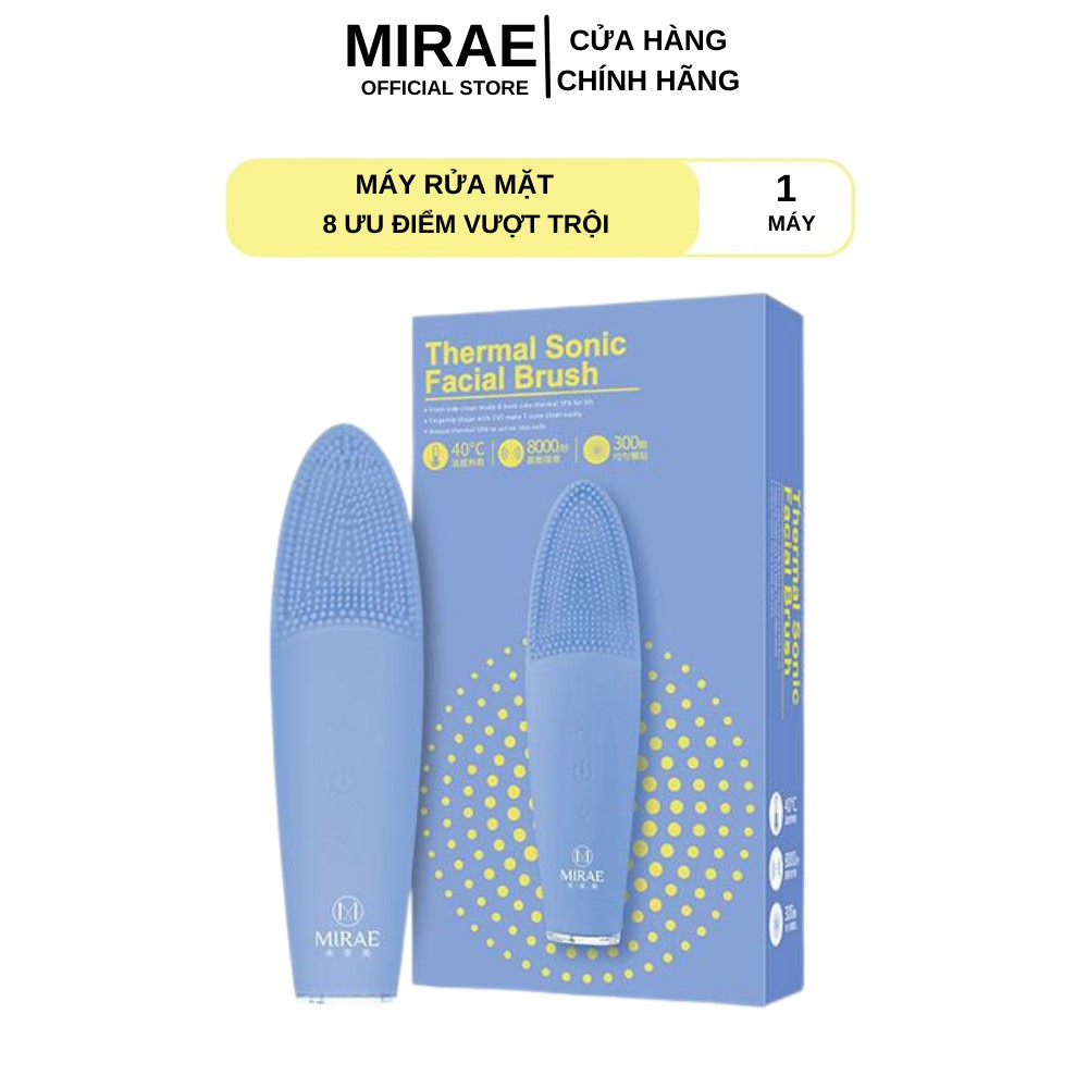 Máy Rửa Mặt MIRAE Chính Hãng Bảo Hành 1 Năm MIRAE THERMAL SONIC FACIAL BRUSH