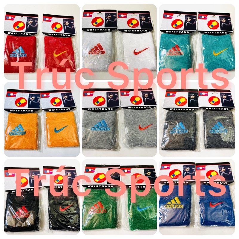 🌟Băng cổ tay thể thao thấm mồ hôi cotton loại 1