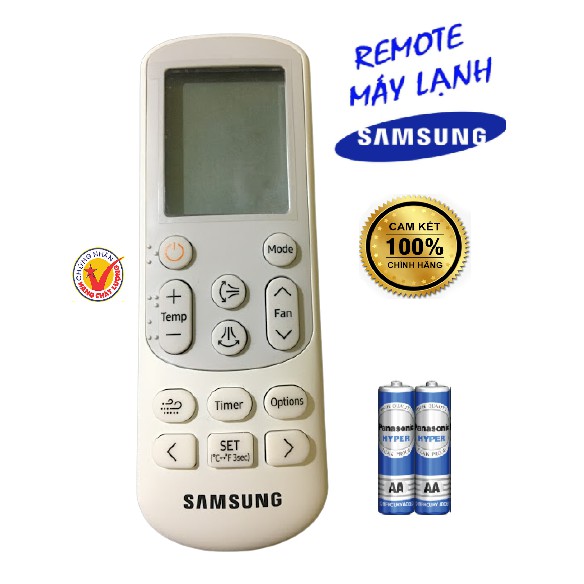 Điều khiển điều hòa samsung - Remote điều hòa samsung hàng chính hãng