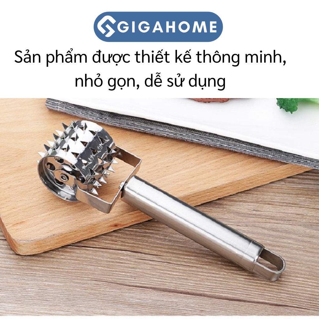 Dụng Cụ Lăn Châm Bì, Làm Mềm Thịt GIGAHOME Chế Biến Heo Quay Da Giòn, Thịt Nướng 8812