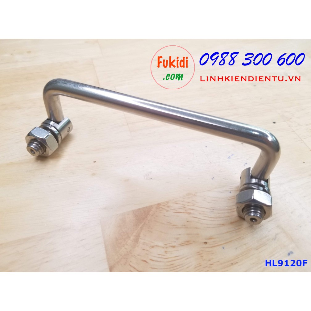 Tay nắm chữ D, inox 304 phi M9, chiều dài 90-150mm - HL990 | HL9100 | HL9120 | HL9135 | HL9150