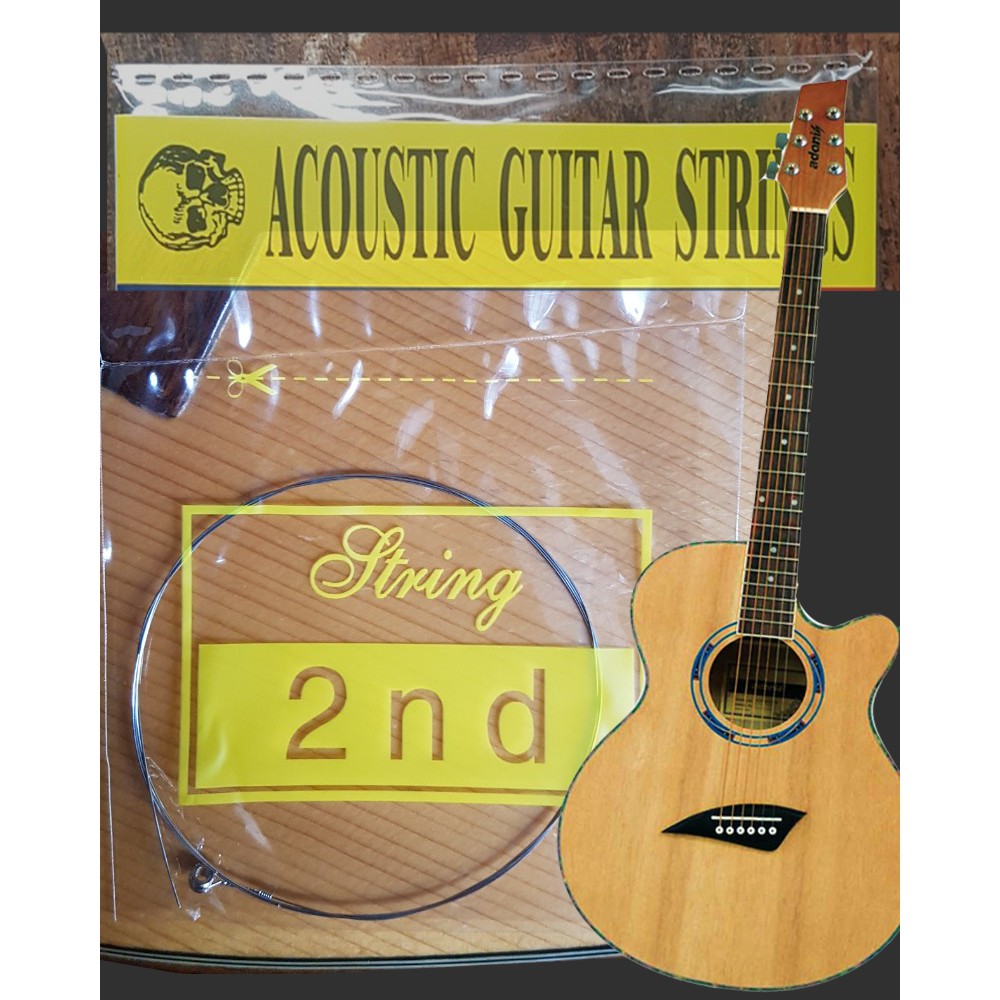 SHOP Bộ dây đàn guitar acoustic gồm 6 dây , hàng nhập khẩu chính hãng ALICE