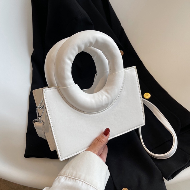 Túi Đeo Chéo Màu Sắc Trơn Chất Lượng Cao Thời Trang Cho Nữ