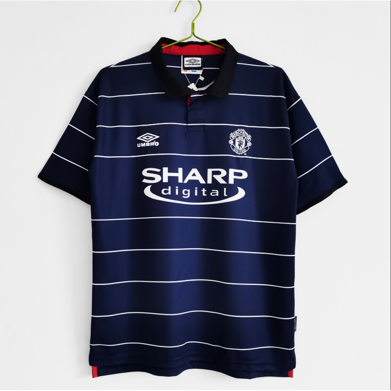 Áo Thun Bóng Đá 1999/00 Manchester United Phong Cách retro Cho Nam