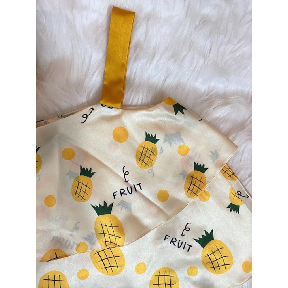 VIBES Đồ Bộ 2 Dây Mặc Nhà Pineapple 2L Straps Set