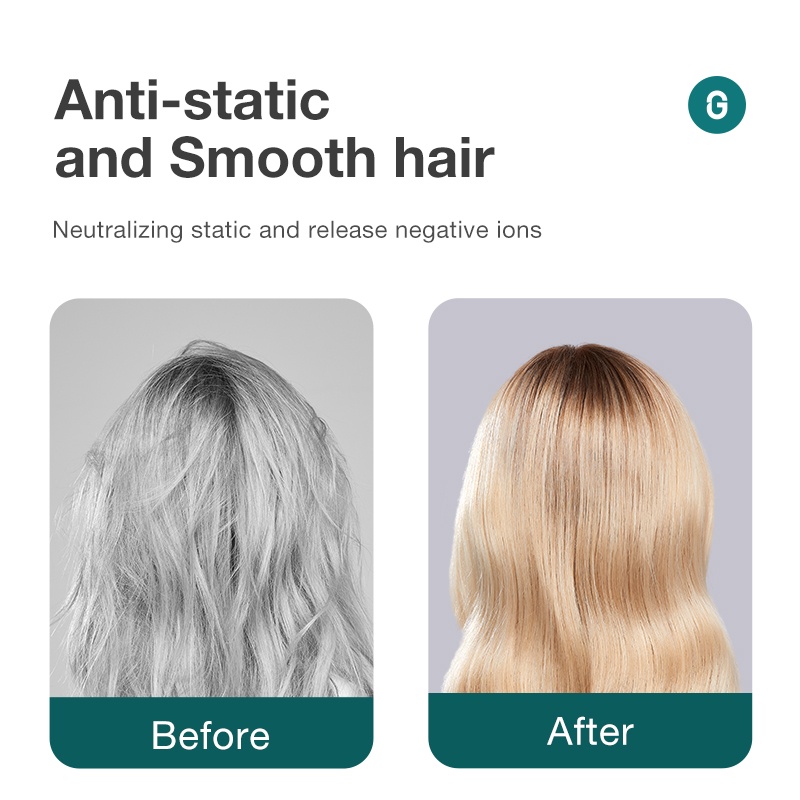 MR.GREEN Lược chải tóc massage lông mềm mịn tự nhiên có túi khí