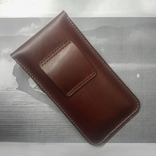 Bao da Iphone 11 pro max - Da bò thật - Đồ da thủ công BV0353
