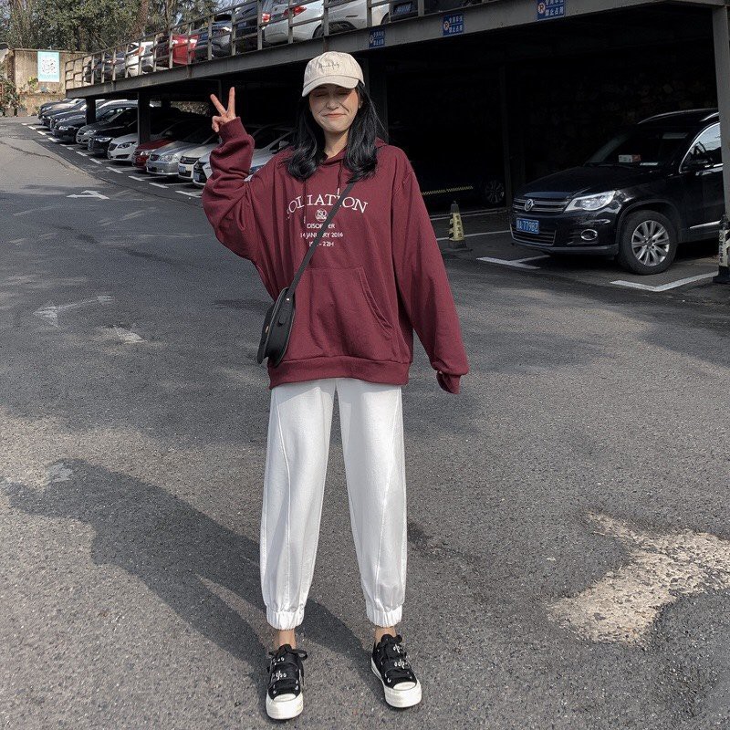  Áo hoodie nỉ da cá in chữ "SOLIATION", Sweater soliation | BigBuy360 - bigbuy360.vn