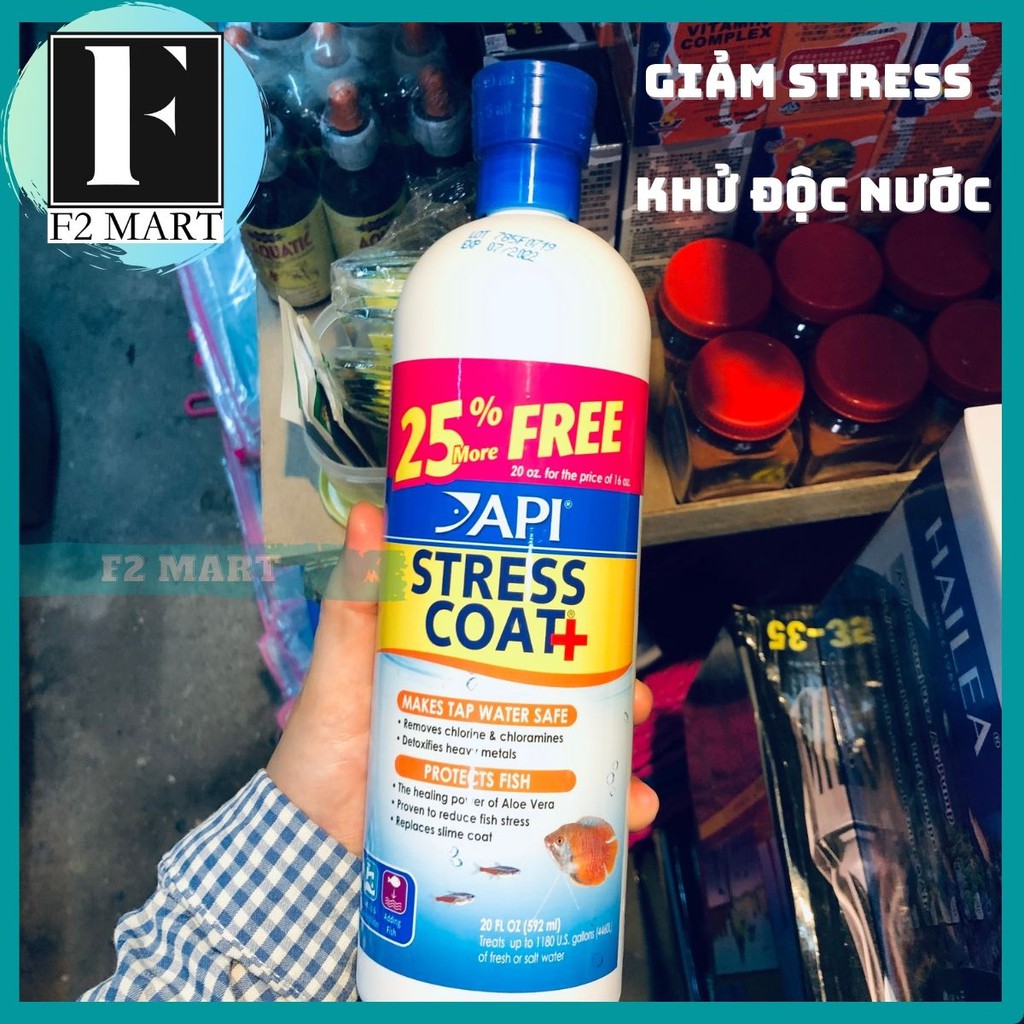  API STRESS COAT - THẦN DƯỢC DÀNH CHO CÁ CẢNH, CÁ RỒNG, KOI (Hàng Công Ty)