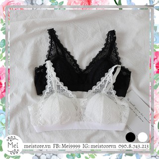 MEI STORE - ESTELLE BRALETTE Áo bra ren không gọng mút mỏng