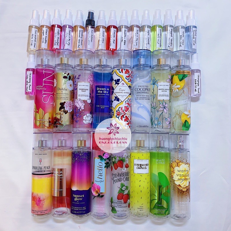 [Link1] Xịt thơm bodymist Bath and body Works 33ml