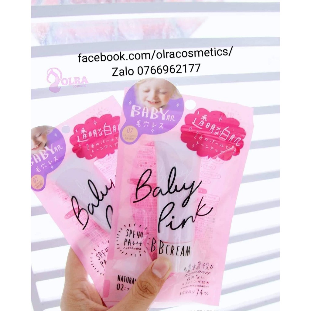 Kem nền không chứa chì BB Baby Pink Mineral Cream