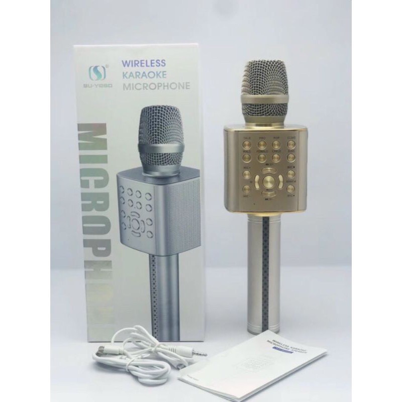 Micro karaoke bluetooth cao cấp YS-96,YS-97 mic livestream không dây hỗ trợ ghi âm