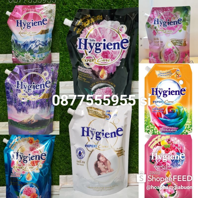 Nước xả vải đậm đặc hygiene 1300 1150 thái lan đen - ảnh sản phẩm 3