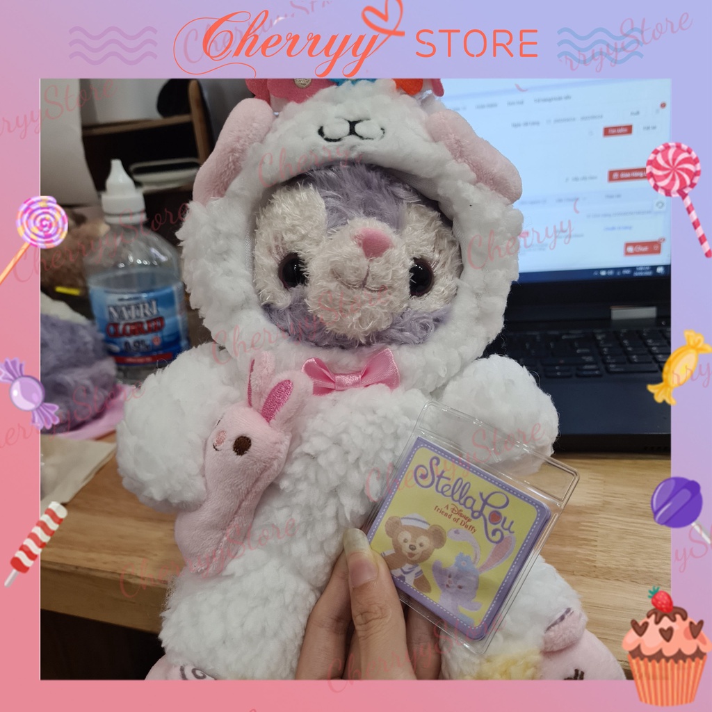 Gấu bông Stella Disney áo bông tuyết dễ thương chính hãng cho bé