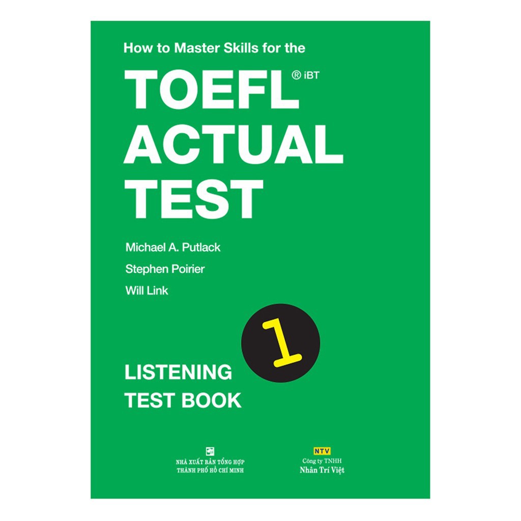 Sách - How To Master Skills For The TOEFL iBT Actual Test: Listening Test Book 1  - NTV