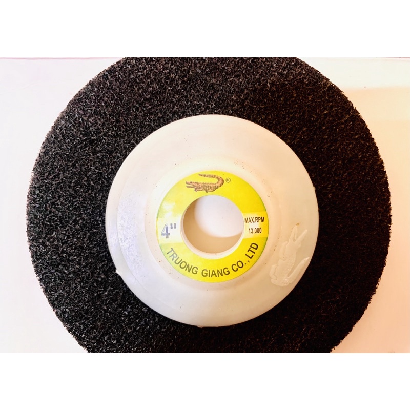 Nỉ xám cá sấu đánh bóng 4inch  hộp 10 cái