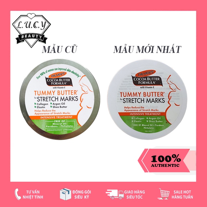 Hàng USA- Kem bơ chống rạn da cho bà bầu khi mang thai Tummy Butter for Stretch Marks của Palmer's 125g