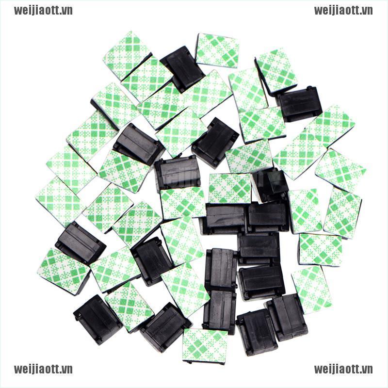 Set 50 Kẹp Giữ Dây Cáp Hình Chữ Nhật