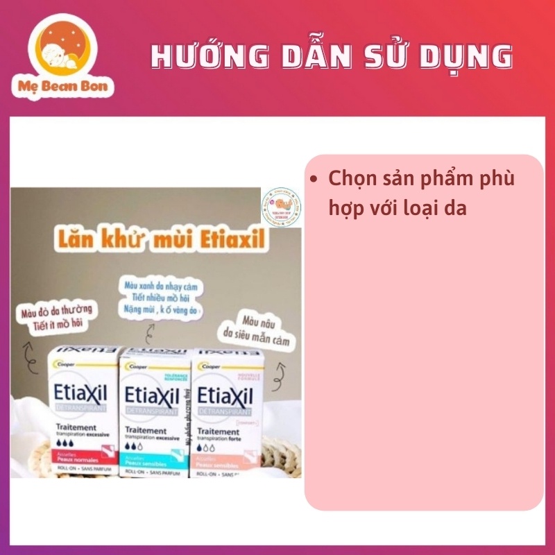 Lăn Khử Mùi Nách Etiaxil 15ml Pháp