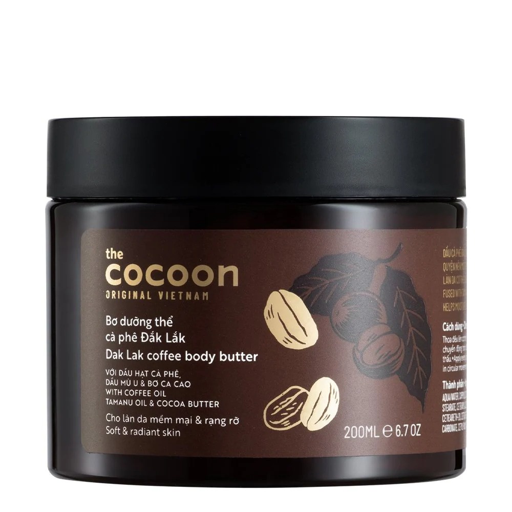 Bơ dưỡng thể cà phê Đắk Lắk Cocoon (hủ 200mL)