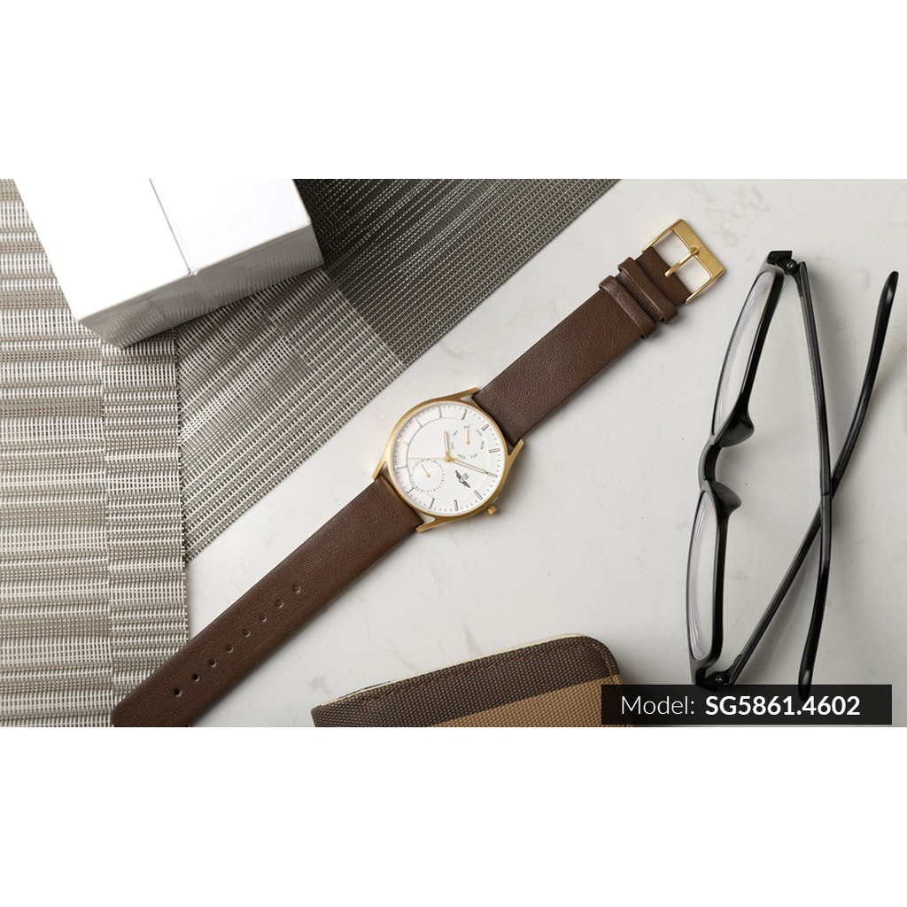 Đồng hồ nam SRWATCH SG5861 dây da