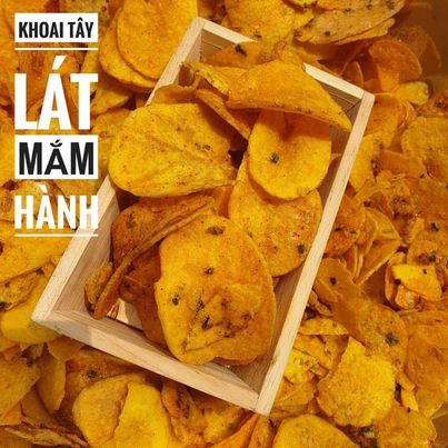 Khoai Tây Sấy Mắm Hành - Giá Sỉ 100g / 250g / 500g