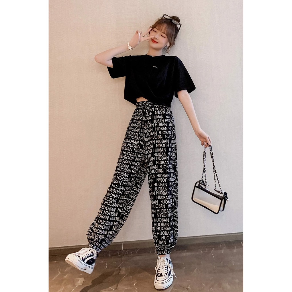 Set áo phông quần thụng streetwear LS53 | BigBuy360 - bigbuy360.vn