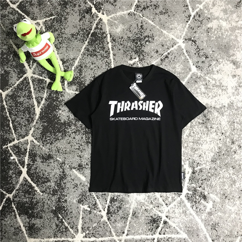 Áo Thun Tay Ngắn In Chữ Thrasher Cá Tính Cho Nam Và Nữ | BigBuy360 - bigbuy360.vn