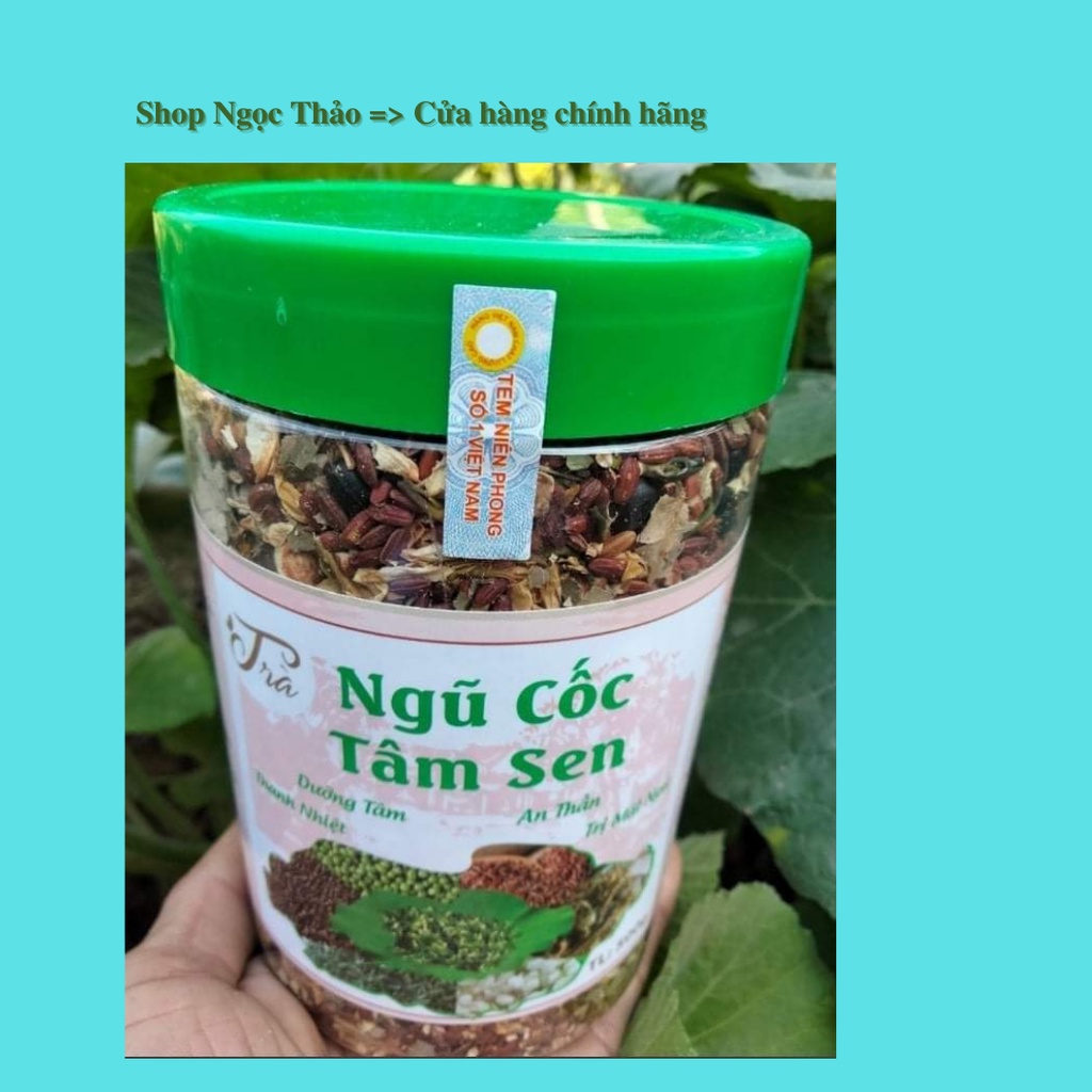 TRÀ NGŨ CỐC TÂM SEN thanh nhiệt cơ thể, giảm mỡ bụng, trà tâm sen ngủ ngon Mát Gan