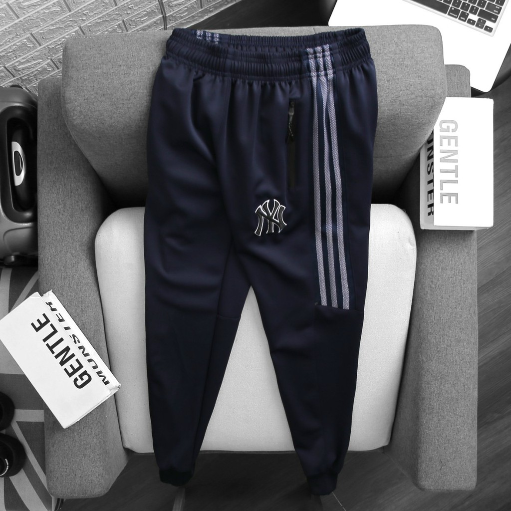 Quần thể thao nam nữ, quần jogger nam nữ , vải poly 2 da cao cấp, dây kéo chống thấm