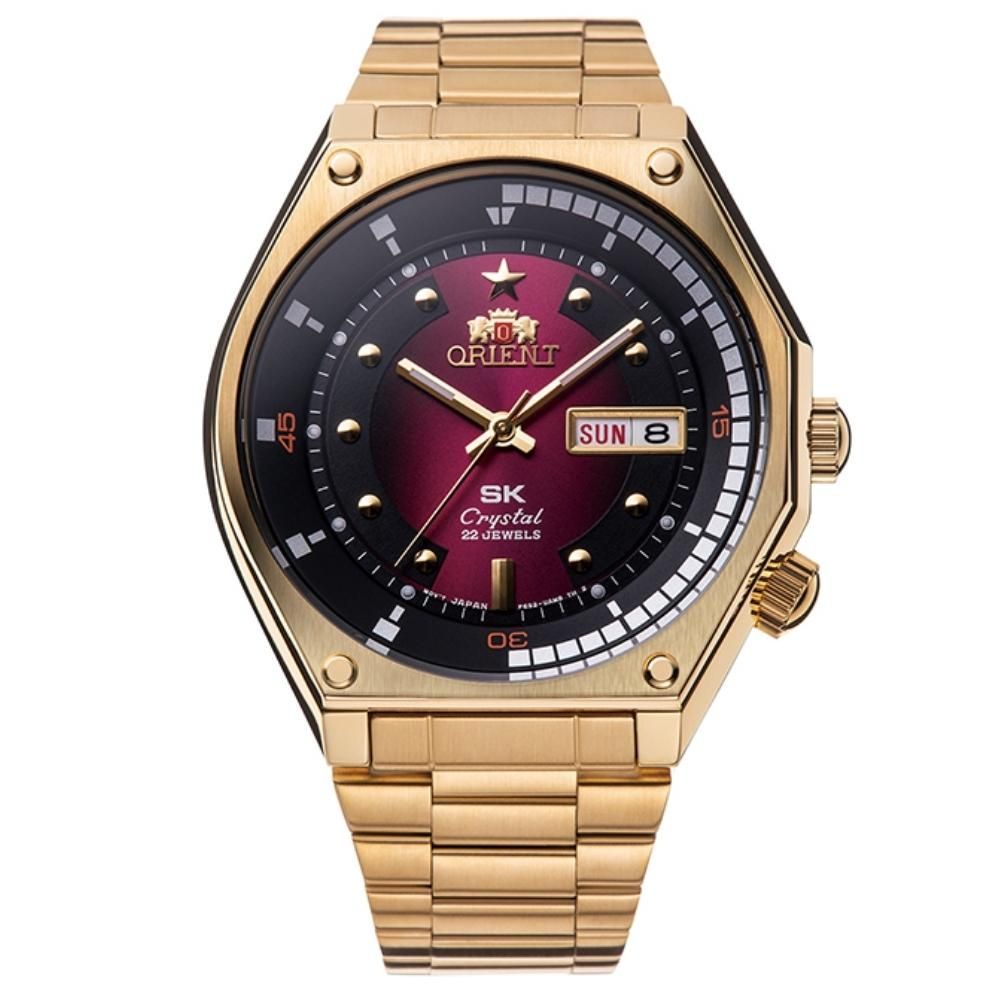 Đồng Hồ Nam Orient SK Edition 2022 RA-AA0B04R19B Automatic Dây Sắt Vàng Mặt Đỏ