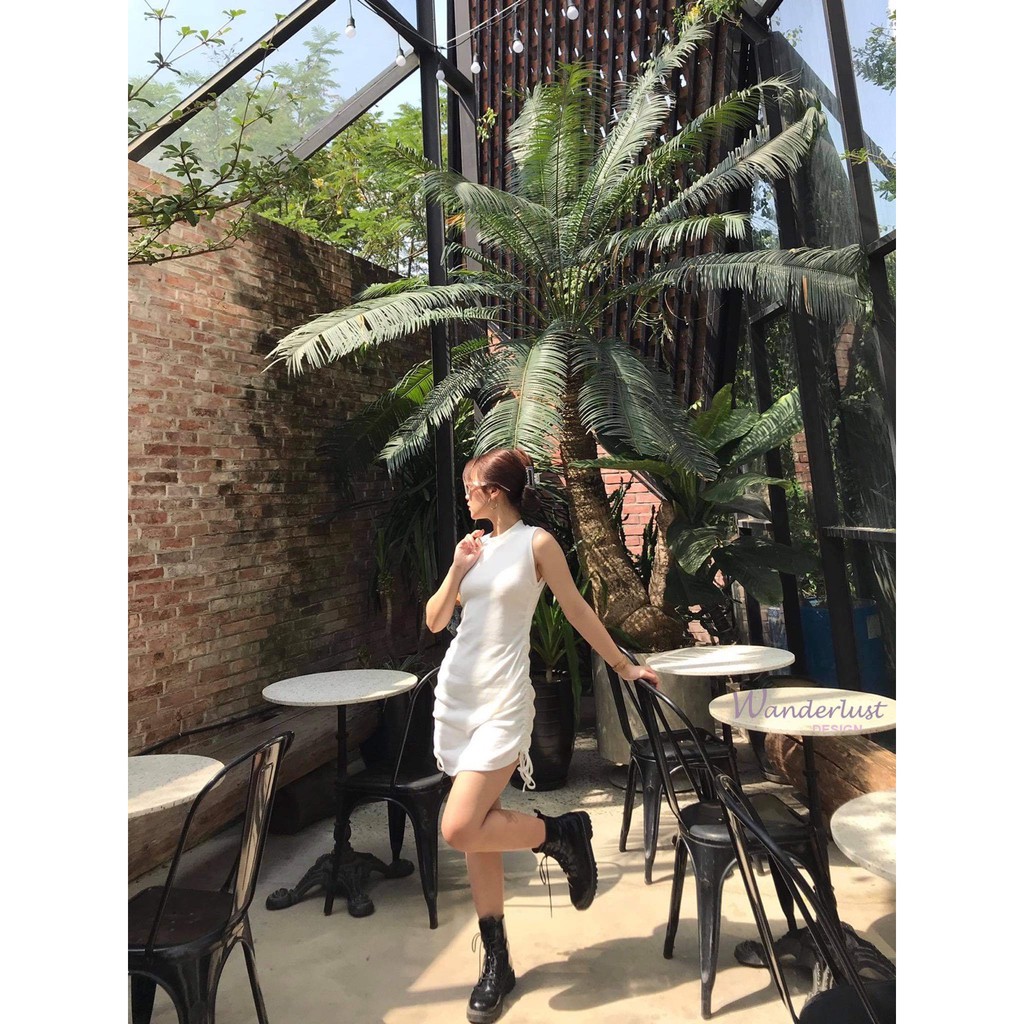 Keii Mini Dress - Váy body ngắn rút dây cực xinh
