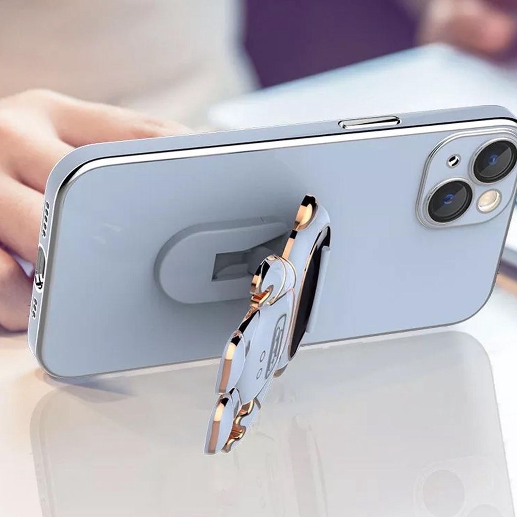 CHÍNH HÃNG  Dán Ring Iring giá đỡ Điện Thoại In Hình Nhà Du Hành Vũ Trụ Mới - phi hành gia ( không phải ốp )