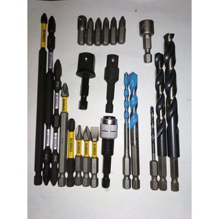 Combo bộ công cụ hỗ trợ máy bắn vít bosch , dewalt
